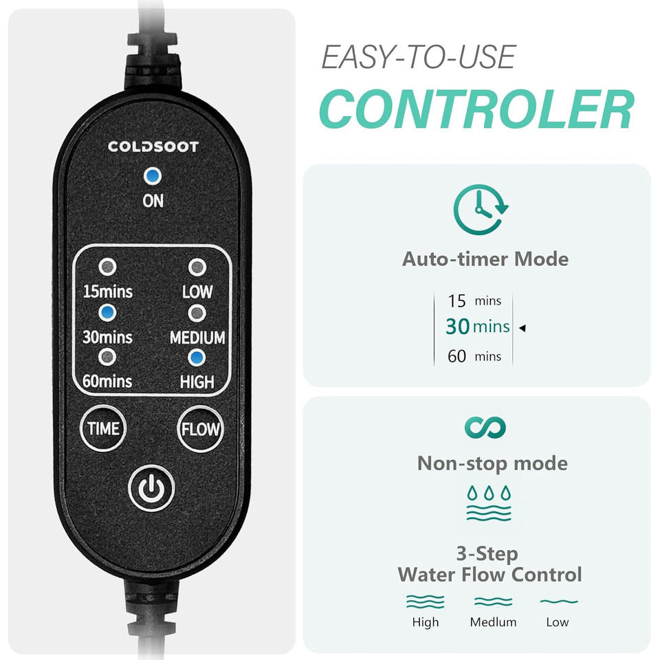 Quiet Design Leg Cold Therapy Machine