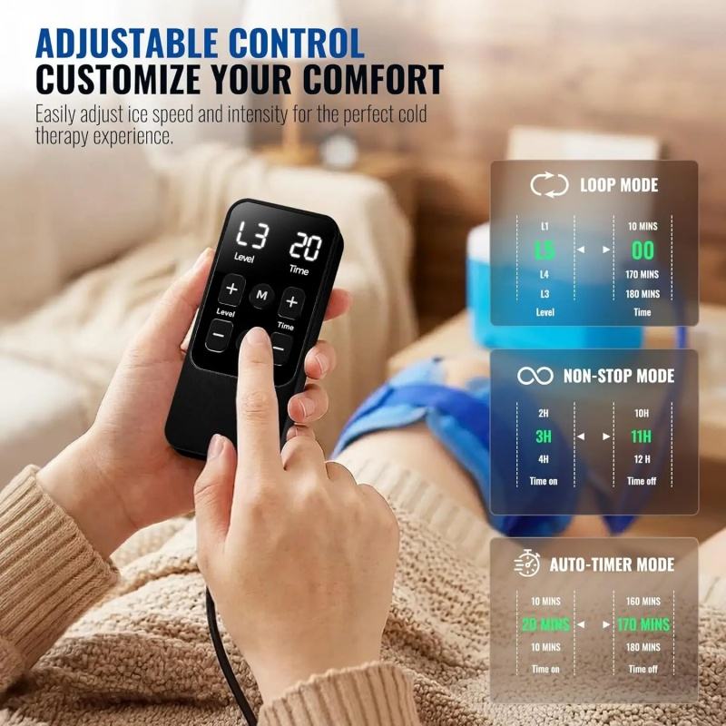 Portable Knee Cold Compression Massager