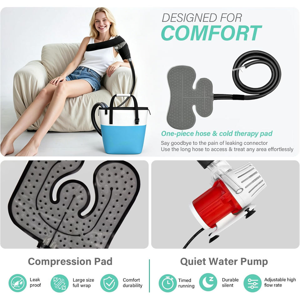 Quiet Design Leg Cold Therapy Machine