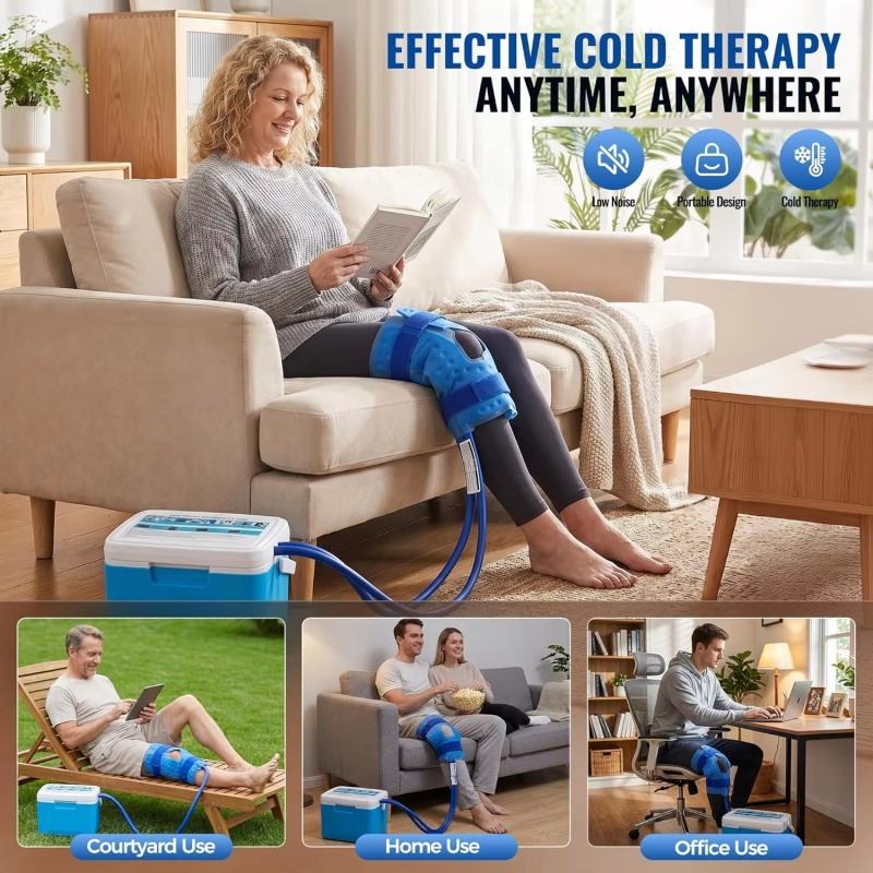 Portable Knee Cold Compression Massager