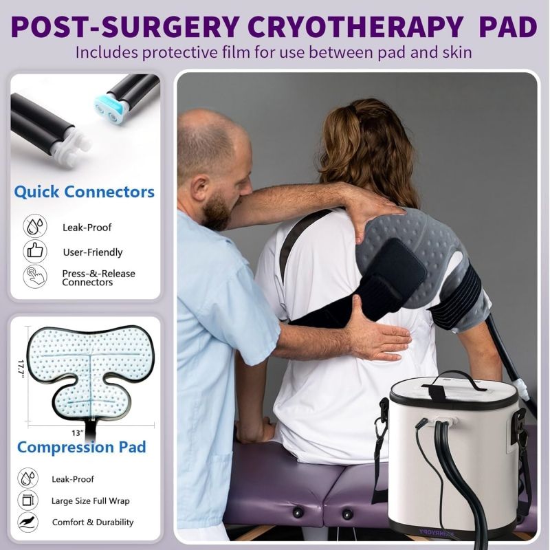 Shoulder Cold Therapy System with Digital Timer