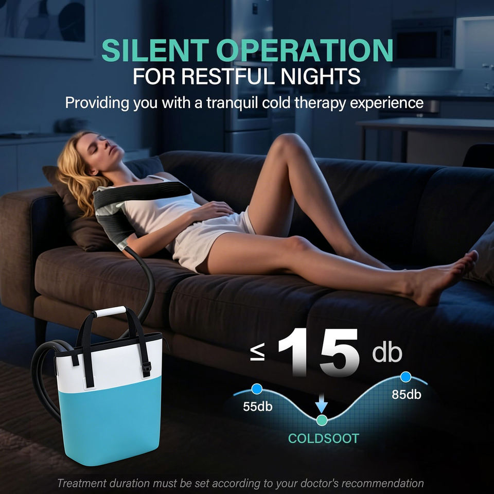 Quiet Design Leg Cold Therapy Machine